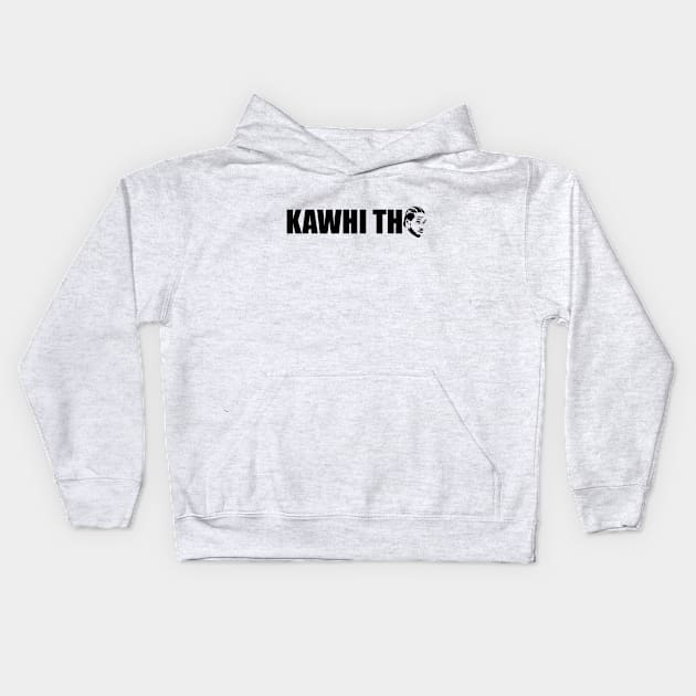 KAWHI THO Kids Hoodie by troygmckinley